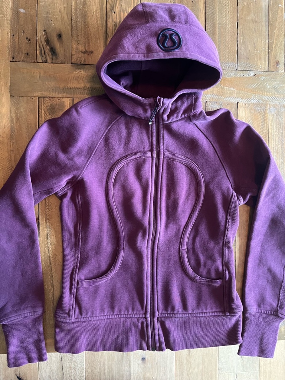 LULULEMON ATHLETICA purple scuba hoodie US 8 - Picture 9 of 12